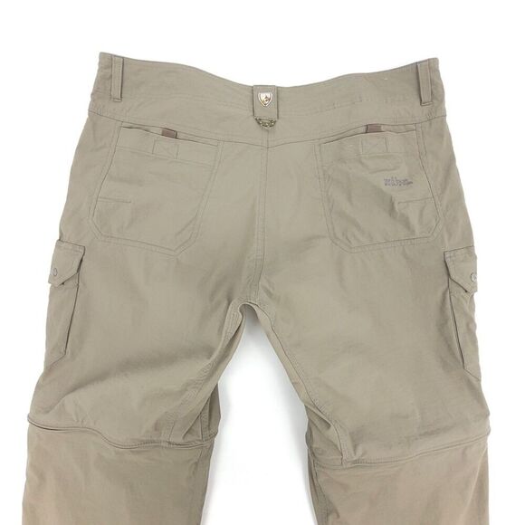 KUHL Renegade Cargo Convertible Hiking Utility Pant Mens 40x32 Khaki Gorpcore - Picture 8 of 12